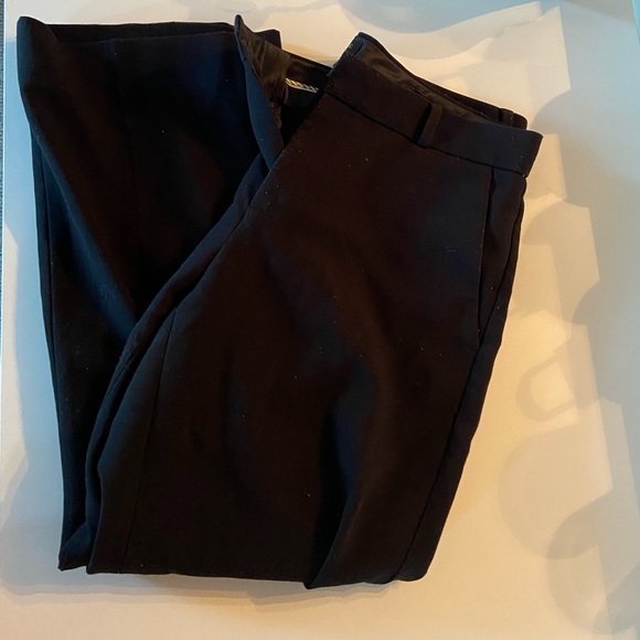Banana Republic | Logan Cropped Straight Leg Dress Pant | Size 8 | Black - Picture 1 of 3